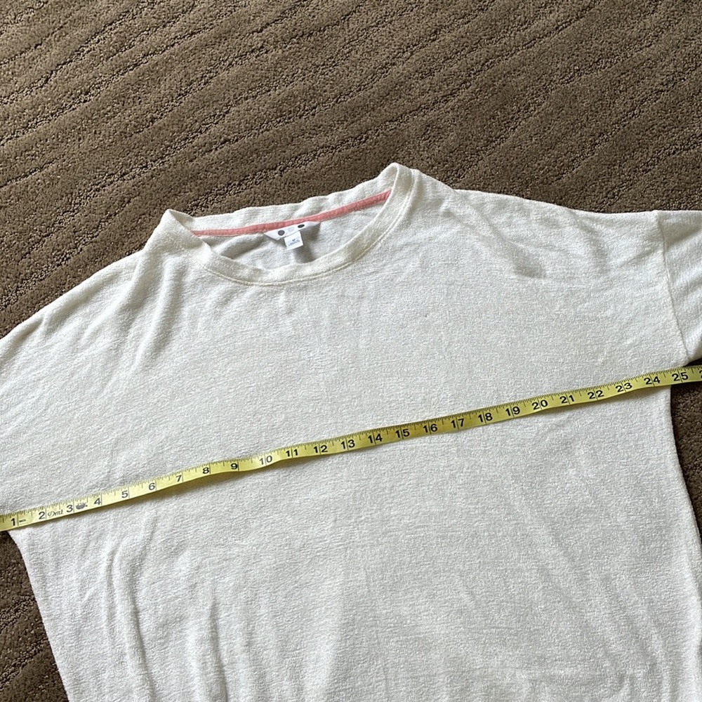 Three Dots Oversized Drawstring Metallic Sweatshi… - image 8